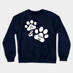 Cat Lover & Doggo Fan Crewneck Sweatshirt